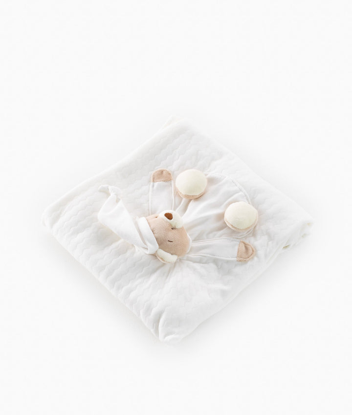 3D Bear Blanket - Beige