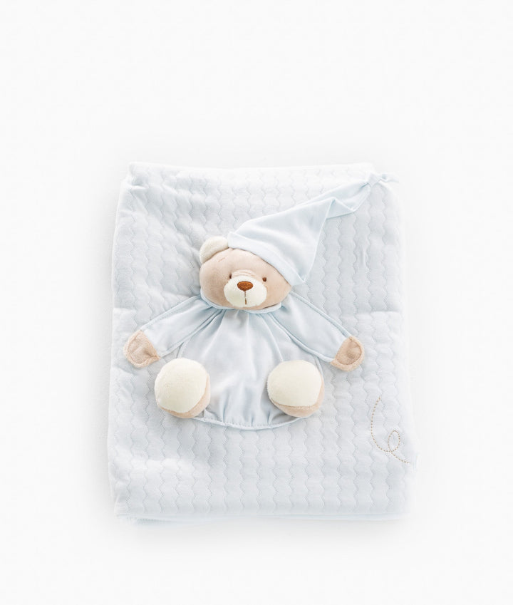 3D Bear Blanket - Blue
