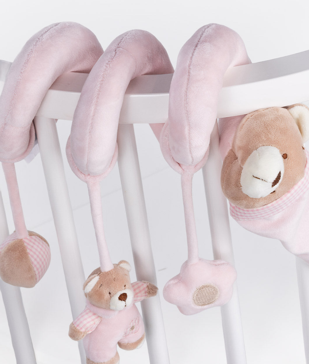 Bear Spiral Activity Toy - Pink
