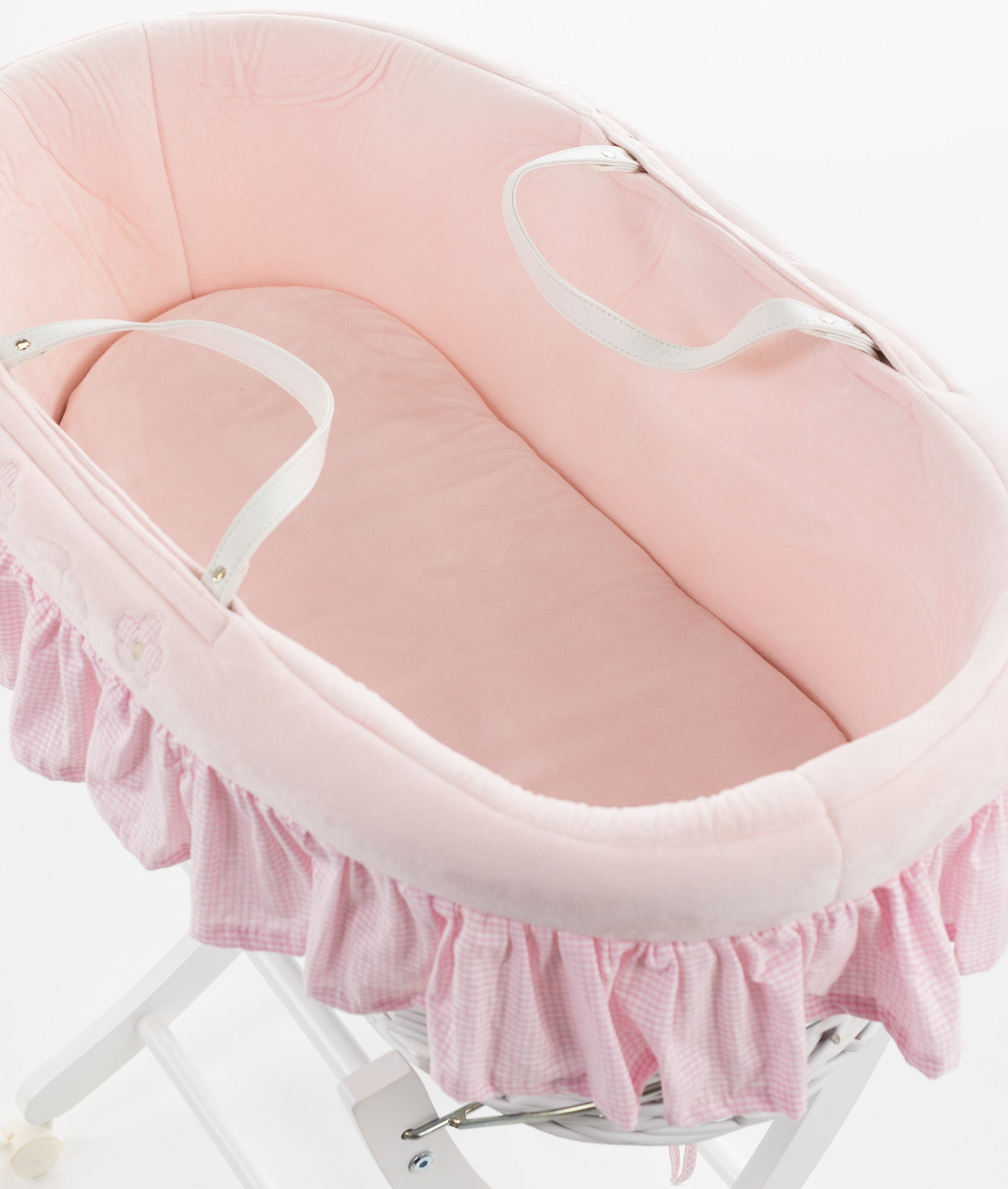 Moses Basket Stand Set Pink