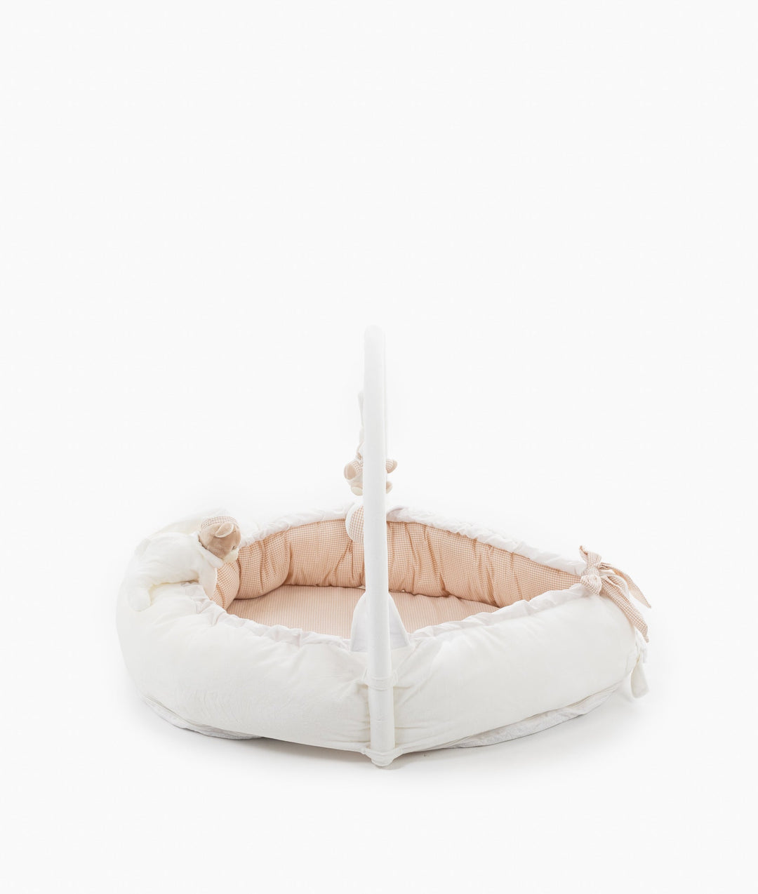 cuddle nest Piqué, berry stars white cuddle nest Piqué, berry stars white