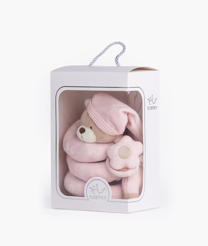 Bear Spiral Activity Toy - Pink