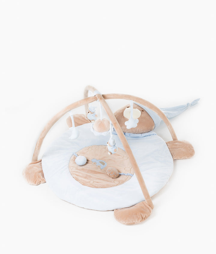 Bear Playmat & Gym V2 - Blue
