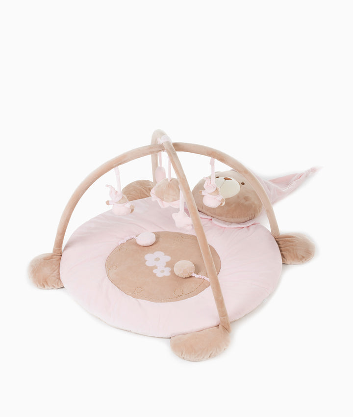 Bear Playmat & Gym V2 - Pink